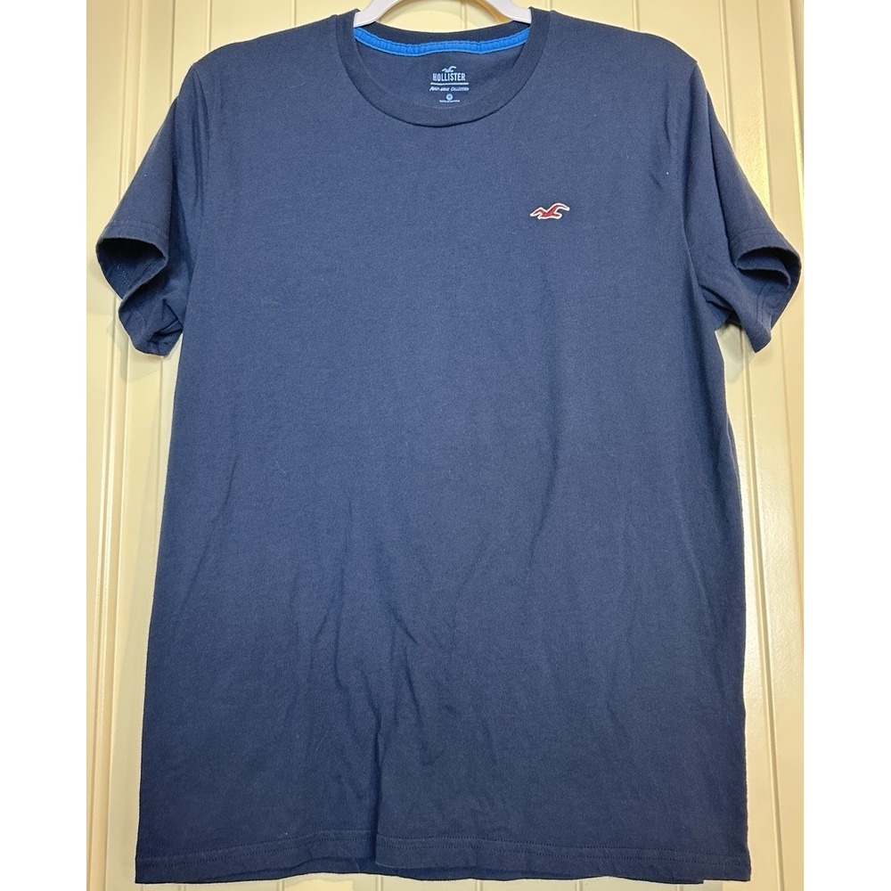 Hollister Men's M Must Have Collection Short Sleeve T-Shirt Cotton navy blue